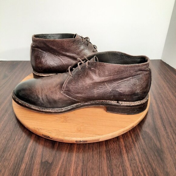 To Boot New York Mens Size 10 Chukka Boots Brown Leather Adam Derrick Italy main image 8